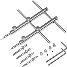 eTone Ultra Fine Photo Accessories Spanner Wrench Tool For SLR DSLR Large Format Camera Lens Repair Opening Retaining Ring Remover, Anti-Magnetic 3 Tips, 6 Screws and 2 Hexagon.