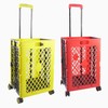 Extra Large Box-Type Folding Hand Cart Red 3ea