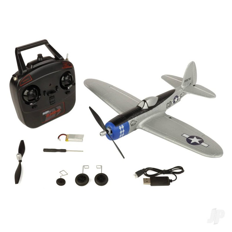 Top RC Hobby P-47 Thunderbolt RTF Ready-To-Fly RC Model Plane