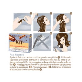 Keramine H Pack of 3 Fixative for All Hair Types 10 x 6ml