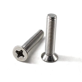 M3x10 Phillips Screws 304 Stainless Steel Flat Head Machine Screws Countersunk Screw (Pack of 100)