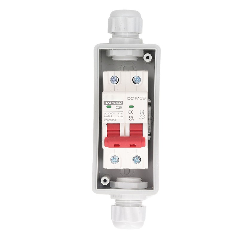 2P Miniature Circuit Breaker IP65 Waterproof Disconnect Switch for Solar