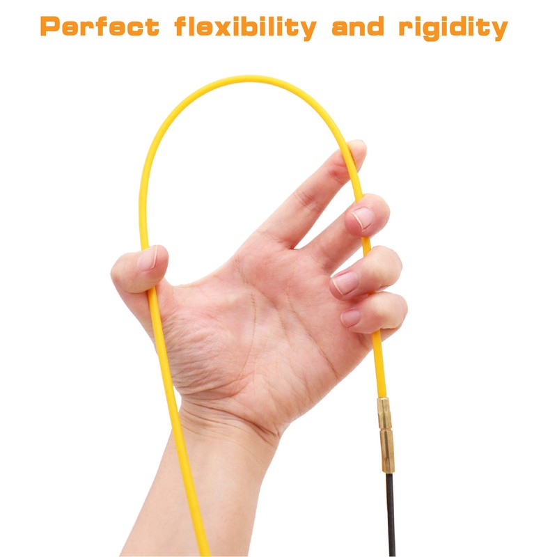 Taxutor 49 Feet Fiberglass Fish Tape Wire Puller Through Wall