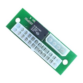 Toddmomy Placa de Alimentación Dual Síncrona Add2psu 24 Contactos Adaptador de Fuente de Alimentación Cable Extensor Molex 4 Terminales Tarjeta de Arr