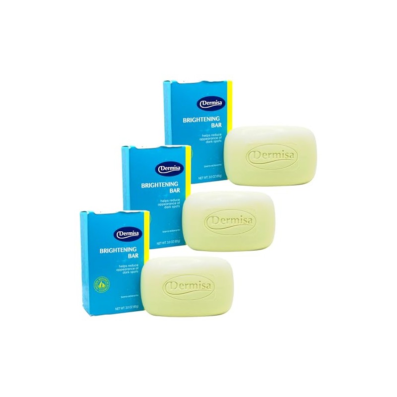 DERMISA BARRA DE JABON ACLARANTE PARA MANCHAS OSCURAS 85GR 3