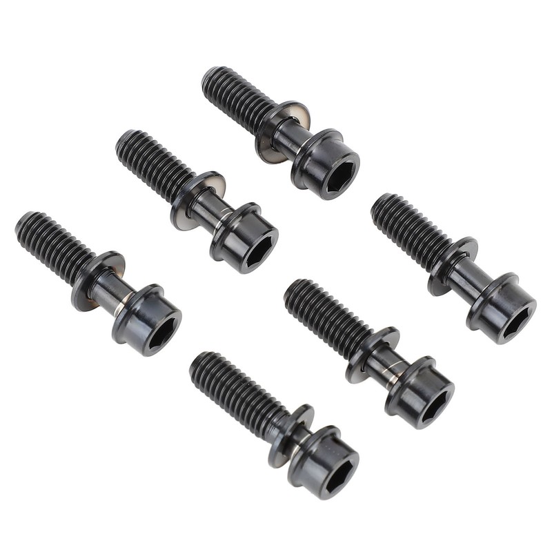 6Pcs Bike Screws Bolts Set Mountain Bicycle Handlebar Stem Ti