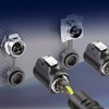 CNLINKO LP-16 3-Pin Waterproof Connector, Screw Design Round Connector IP68