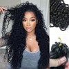 Pre-Separated Crochet Hair Knotless Extensions Human Hair Lightweight Reusable Feather