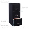 Lorell SOHO 18" 3-Drawer Vertical File