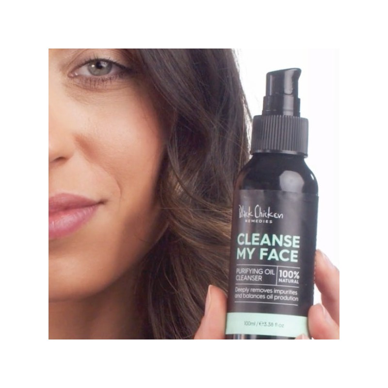 Black Chicken Remedies Cleanse My Face Purifying Oil Cleanser, 100ml