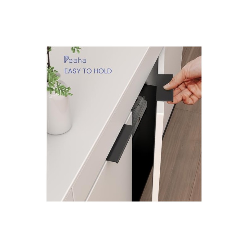 Peaha 10 Pack Black Cabinet Pulls Kitchen Handles 3 inch