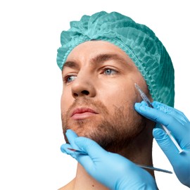 SUPERGUARD GB Green Hair Nets for Catering - Premium Disposable Mob Caps for Kitchen - Hair Net Cover Double Stitched (Pack of 100) (Green)