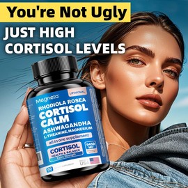 KSM-66 ASHWAGANDHA 4500MG | Cortisol Balance & Energy & Sleep & Mood | 16 IN 1 Megneta Cortisol Supplement - Specification: One Bottle - Trial Stage