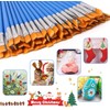 UPINS 30 Pcs Flat Paint Brushes, Small Brush Bulk for