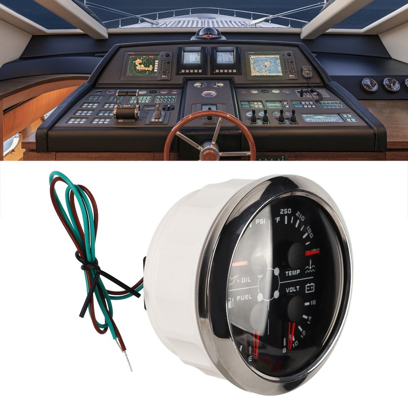 4in1 85mm Guage Multifunction Fuel Level Oil Pressure Water Temp