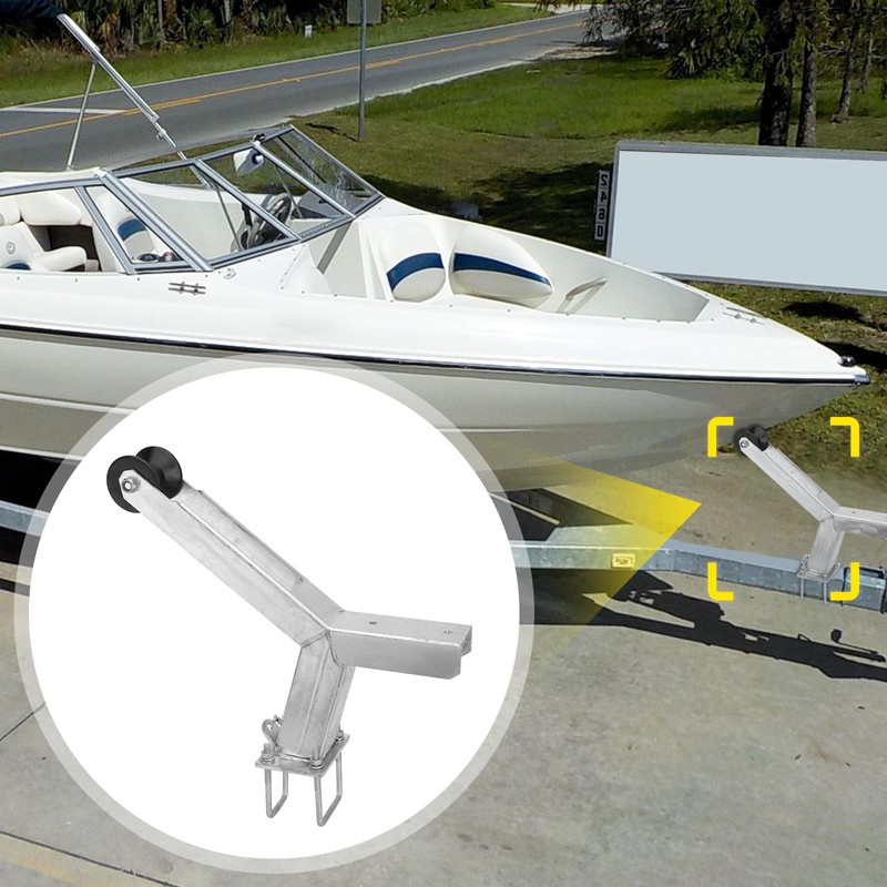 Boat Trailer Winch Post with Trailer Roller Compatible with 3"