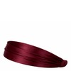 Casa Della Silk Elan Mulberry Silk Headband – Bordeaux Red