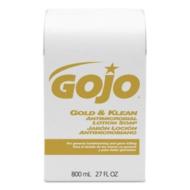 Gojo Industries, Inc 912712 Antimicrobial Lotion Soap,Dispenser Refill,Fresh Scent,800Ml