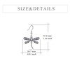 ONEFINITY Sterling Silver Dragonfly Dangle Drop Earrings - Dragonfly Jewelry