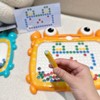 Magnetic Dot Drawing Board Cute Crab Shaped Doodle Board Educational