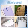 10pcs Sublimation Acrylic Paper Clips, 4x2 Inch Jumbo Sublimation Clipboard