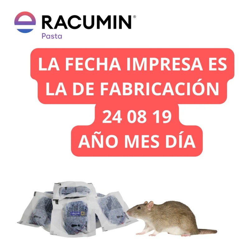 Racumin Pasta Rodenticida Ratones Ratas 1.5 Kg