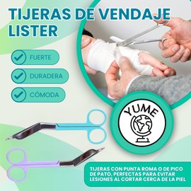 YUME TCAE Stainless Steel Grooming Scissors with Roman Tip + Retractable Keychain | Duck Tip Scissors | Perfect Gifts for Nurses | TCAE Accessories (Green)