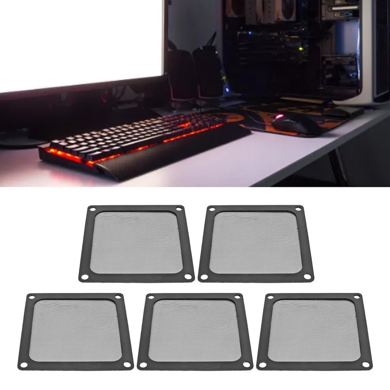 PC Case Dust Mesh Filter 5 Pack 80X80MM Computer Fan