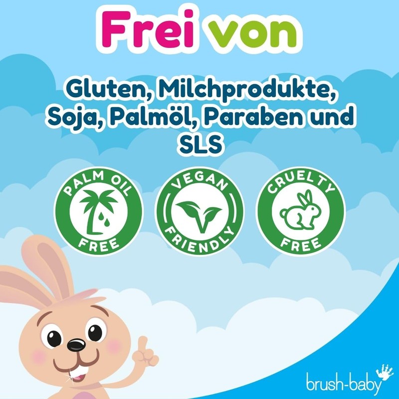 brush-baby Apple Mint Toothpaste for Babies and Toddlers | Stage
