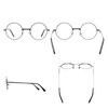 [Soarea] おしゃれ老眼鏡 メンズ レディース 丸メガネ ブルーライトカット かわいい 老眼鏡 (ブラック, 1.50)