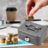 Elegant Steel Cash Box, Small Lockable Box, Small Cash Box,