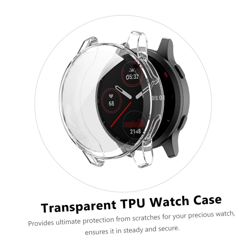 BIUDECO Anti-Scratched TPU Case for Transparent Plating Stylish Watch Shell