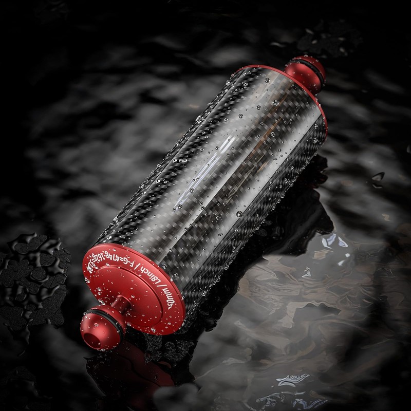 Carbon Fiber Underwater Float Arm with Dual Ball Mounts for
