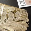 Hosoncovy PVC Hollow Table Runner Non-slip Decorative Table Mats Placemat