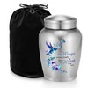Urns for Ashes Adult Male Female-8.5 Inches Stainless Steel Cremation