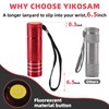yikosam 30-Pack Super Bright Mini Flashlight, 1W Aluminum Flashlights Bulk