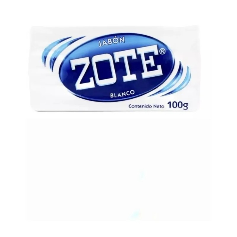 Jabón Lavandería Barra Zote Blanco 100g
