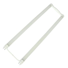 GE 43145 Glass LED U-Bend Lamp, Frosted, 5000K (Stark White), 80 CRI, UL, 70,000 Year Lifespan, Dimmable