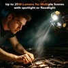 2 Pack 2500LM Magnetic Rechargeable Work Light, LED Work Light