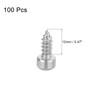sourcing map M4 Hex Socket Head Cap Self-Tapping Screw, 100Pcs