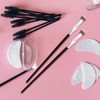 Thyonta 3 PCS Eyelash Brush Folded Fan Eyelash Brush Flat