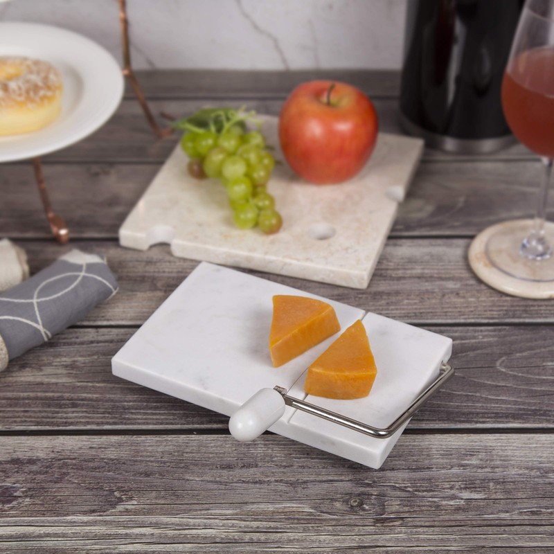 Creative Home Marble Cheese Slicer – 8" x 5" Heavy