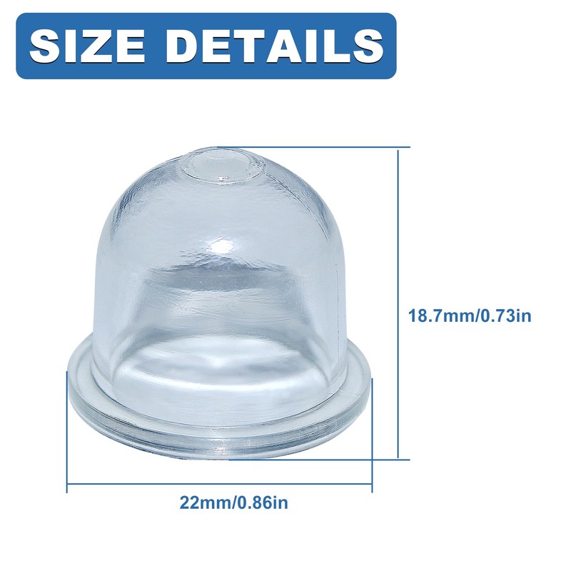 AUMEL 10Pcs 0057003 0057004 Primer Bulb Kit for Stihl Echo