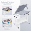 Tektalk 2000 Piece Foldable Felt Jigsaw Puzzle Board with Height