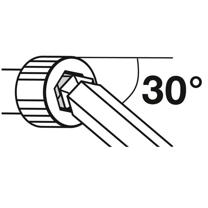 PB (pi-bi-) X 5 with Knurling Long Ball Hex Wrench