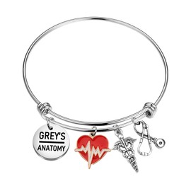 BLEOUK Funny TV Series Gift for Grey’s Anatomy TV Show Fans Fandom Birthday Gift (GREY’S ANATOMY BR)