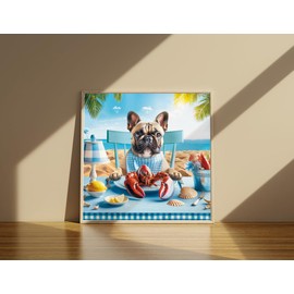 Fishwisdom 500 Pieces Animal Jigsaw Puzzles for Adults and Teens and Kids Family Happy Toys Dog & Lobster