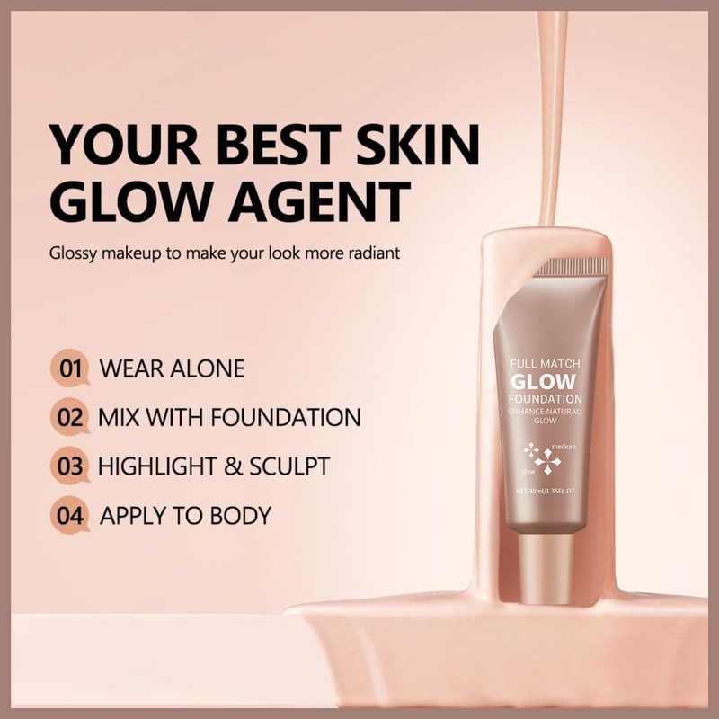 SHEBEEDO Natural Glow Illuminator Glotion,True Match Natural Glow Enhancer,Bronzing Drops