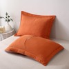 WINLIFE 100% Cotton Quilted Pillow Sham Floral Printed Pillow Cover