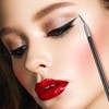 Lusofie 3pcs Eyeliner Brush Set, Professional Eye Makeup Brushes Angled